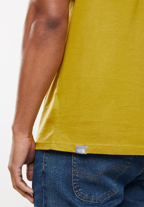 The North Face - M short sleeve simple dome tee - mineral gold