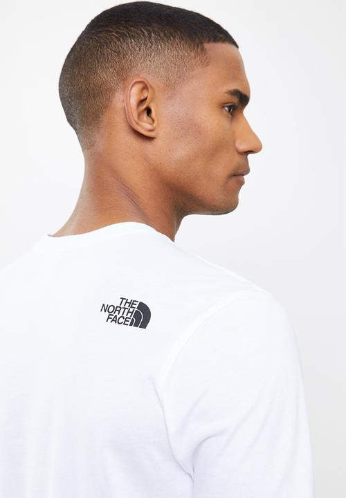 The North Face - M short sleeve mountain line tee - white