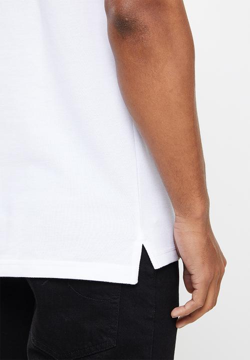 Calvin Klein - Monogram logo polo - bright white