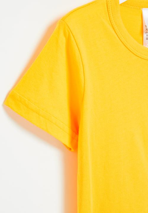 Pop Candy - Boys basic tee - yellow
