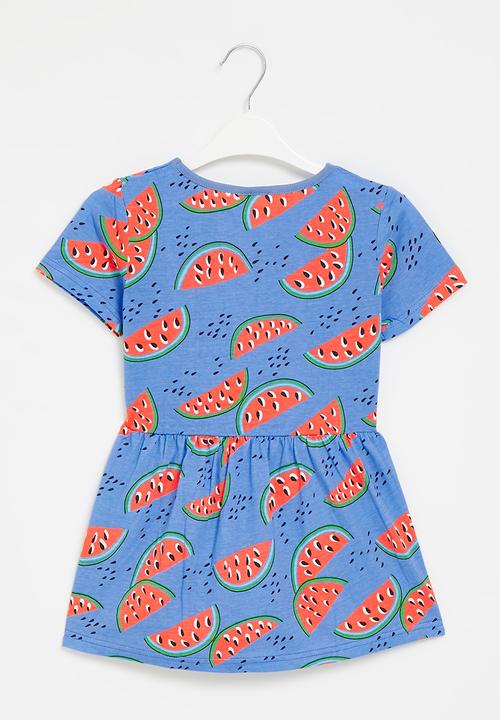 Pop Candy - Girls watermelon dress - blue