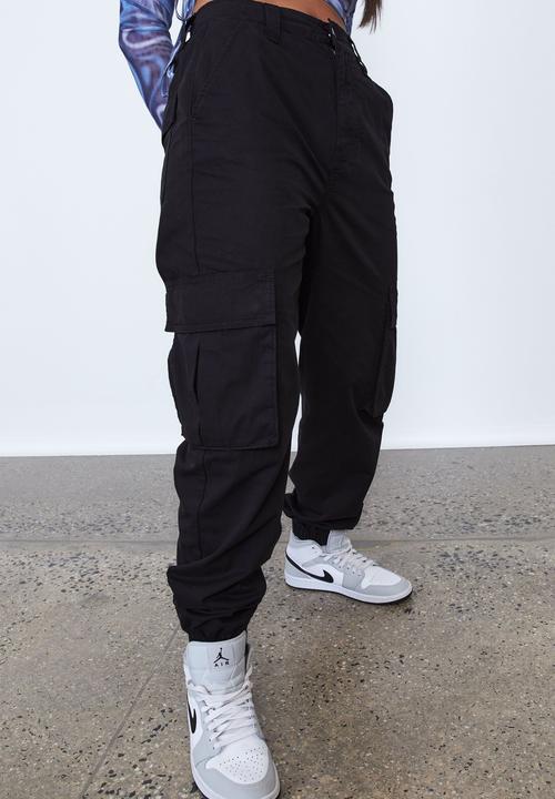 Cuffed cargo pant - black Factorie Trousers | Superbalist.com