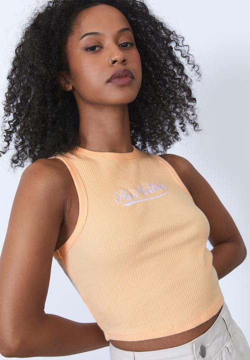 Factorie - Graphic tank - cream puff/san antonio