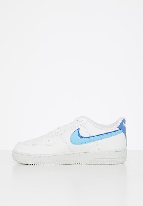 Nike - Force 1 lv8  2 (ps) - sail/blue chill-medium blue-black