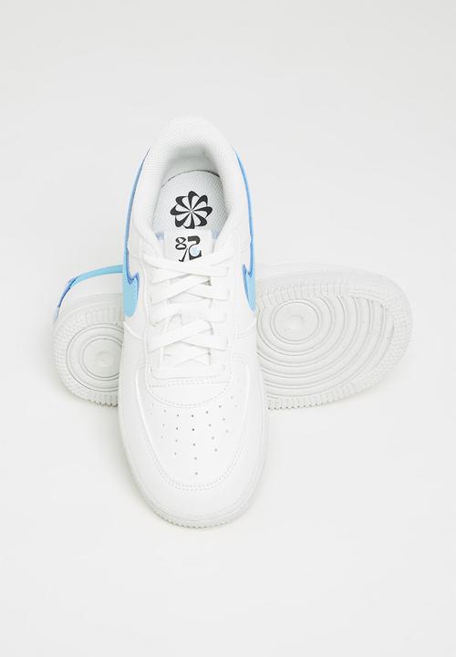 Nike - Force 1 lv8  2 (ps) - sail/blue chill-medium blue-black