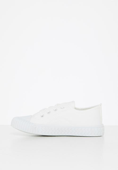 Rebel Republic - Girls canvas shoe - white