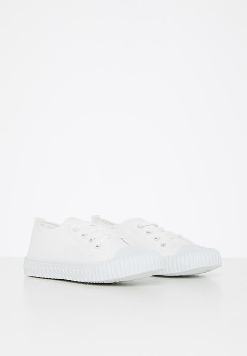 Rebel Republic - Girls canvas shoe - white