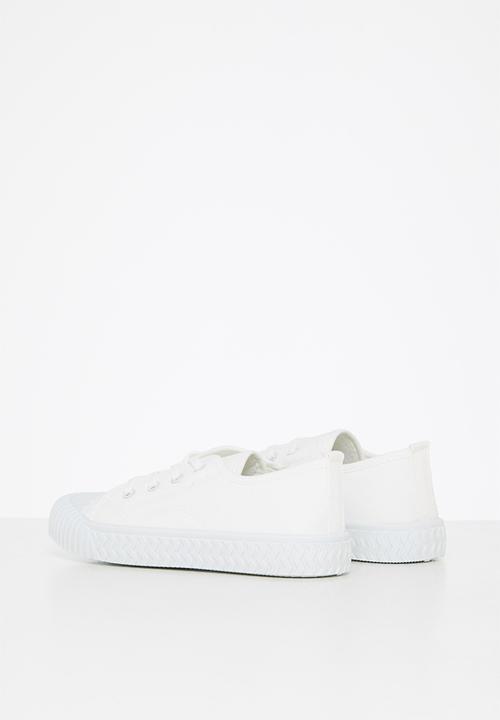 Rebel Republic - Girls canvas shoe - white