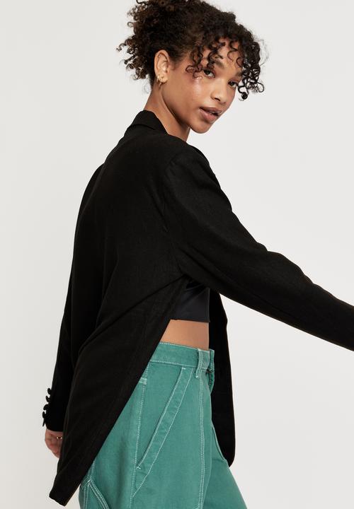 Supré  - Kelsey linen blazer - black