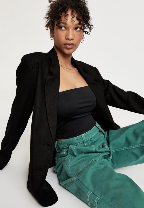 Supré  - Kelsey linen blazer - black