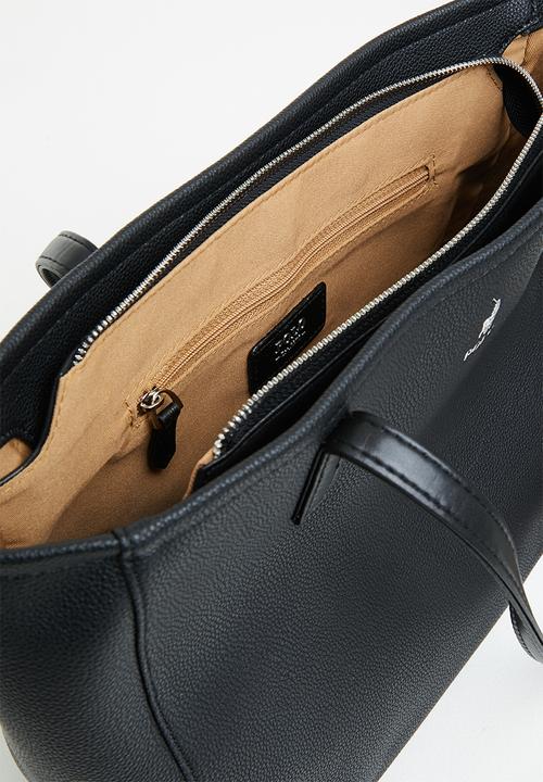 POLO - Lyon medium tote - black