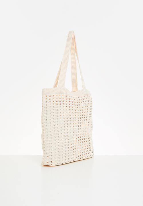 Superbalist - Crochet shopper bag - cream