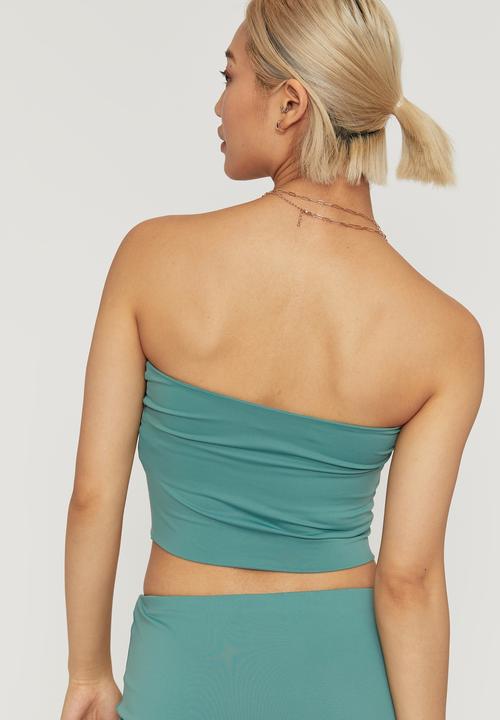 Supré  - Paris boob tube - mineral green
