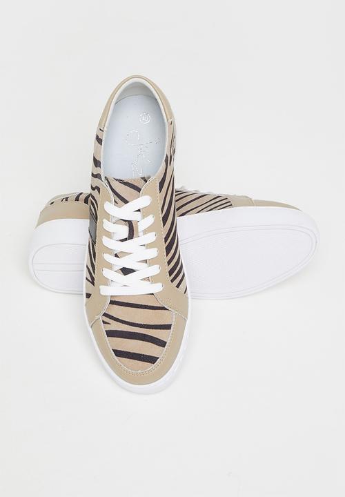 Julz - Margo leather sneaker - beige