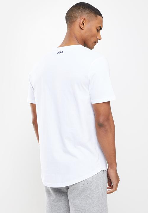 FILA - Basilio short sleeve tee - white