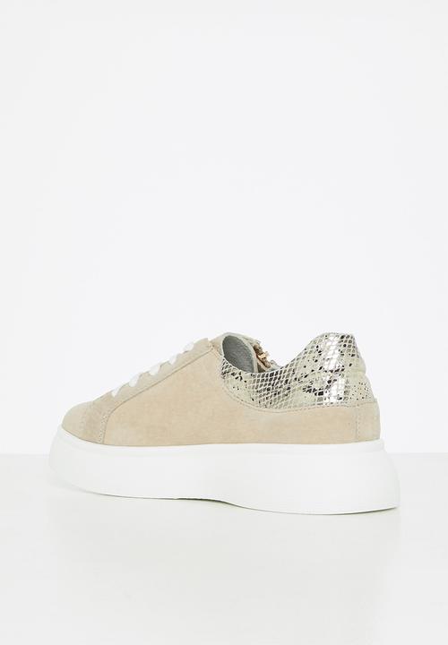 Julz - Mimi leather sneaker - beige