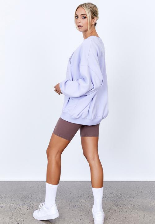 Factorie - Slouchy premium graphic crew - cosmic sky/alabama
