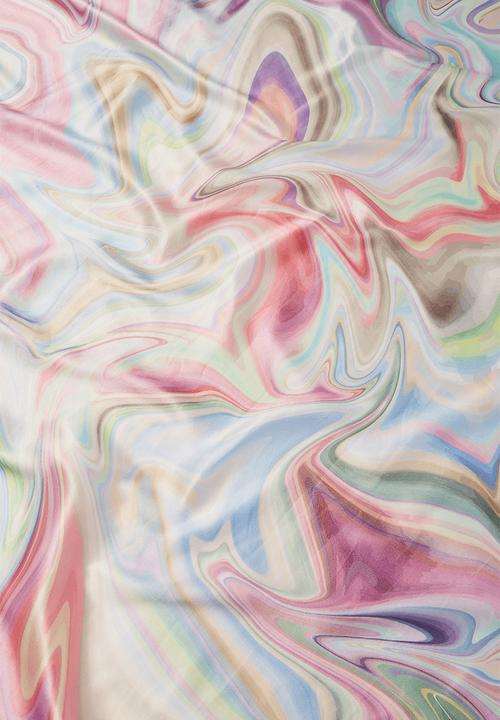 Rubi - Versatile scarf - pink dani digital print