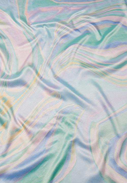 Rubi - Versatile scarf - blue dani digital print