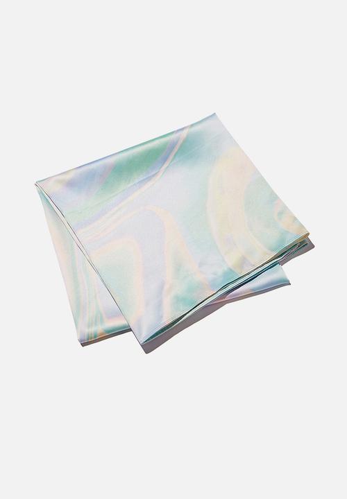 Rubi - Versatile scarf - blue dani digital print