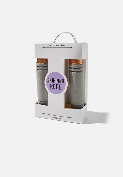 Cotton On - Sky high skipping rope - grey