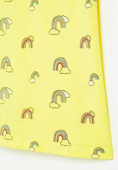 Pop Candy - Printed tee - yellow