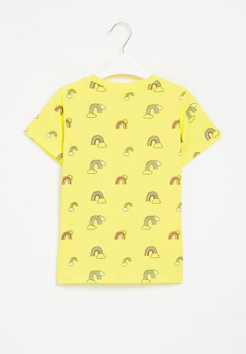 Pop Candy - Printed tee - yellow