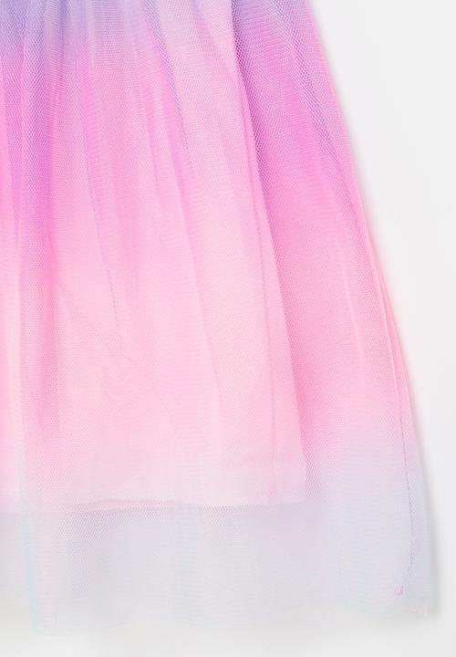 Pop Candy - Heart rainbow dress - pink