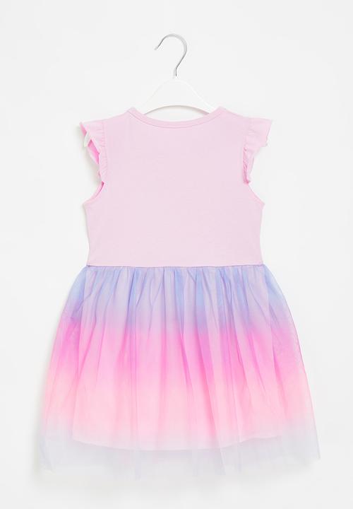 Pop Candy - Heart rainbow dress - pink