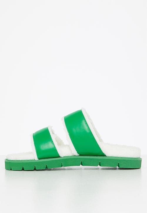 Public Desire - Hush slipper - green 