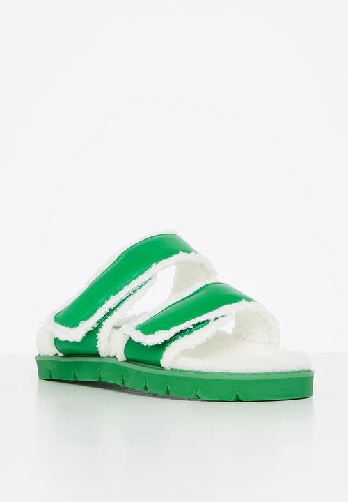 Public Desire - Hush slipper - green 