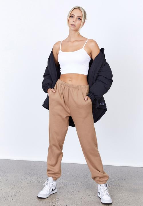 Factorie - Super slouchy trackpant - tigers eye
