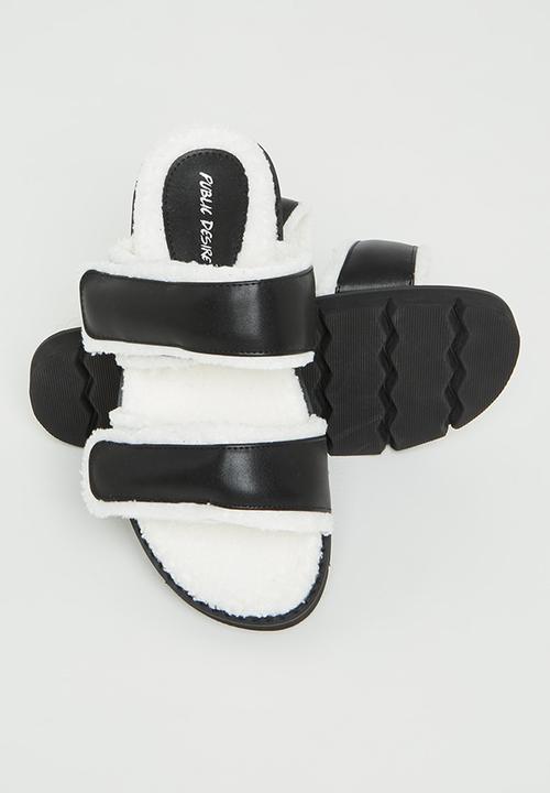 Public Desire - Hush slipper - black