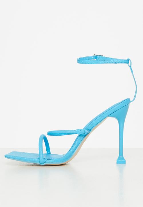 Public Desire - Kallipo strappy stiletto heel - blue 