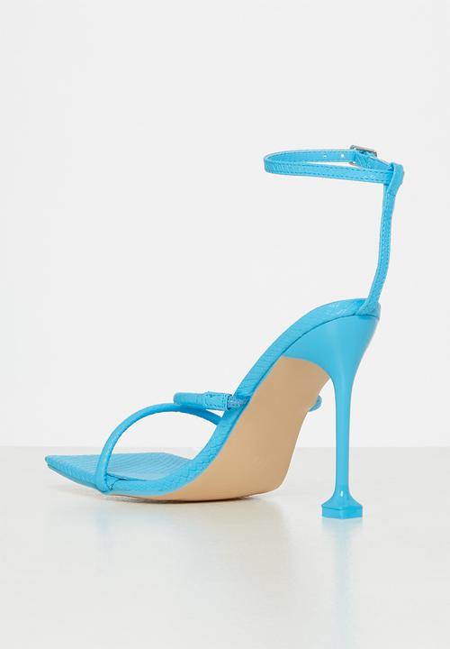Public Desire - Kallipo strappy stiletto heel - blue 