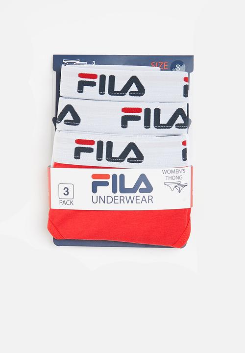FILA - L21 3 pack thong - multi 