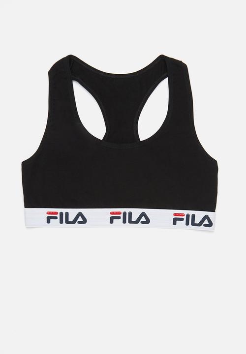 FILA - L24 2 Pack bra- black & grey