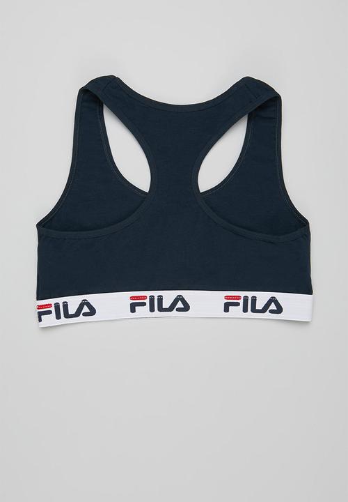FILA - L24 2 Pack bra - peacoat & white
