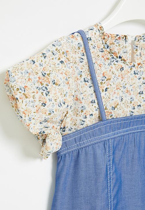Pop Candy - Girls denim dress - blue