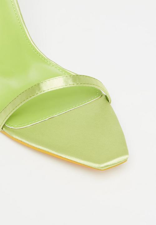 Public Desire - Zeal stiletto heel - lime 