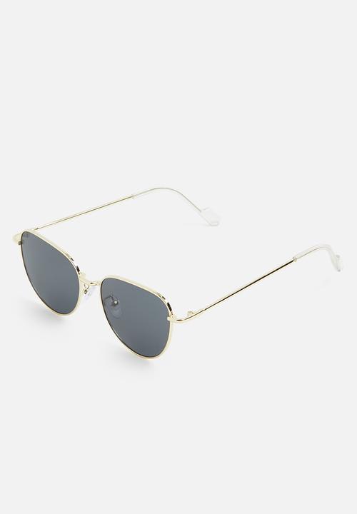 Superbalist - Retro cateye sunglasses - gold 
