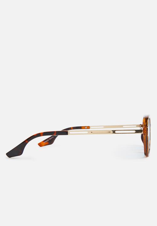 Superbalist - Aviator sunglasses - brown & blue