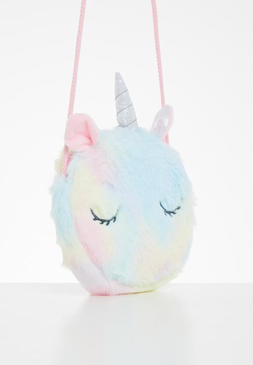 Pop Candy - Fluffy unicorn sling bag - multi