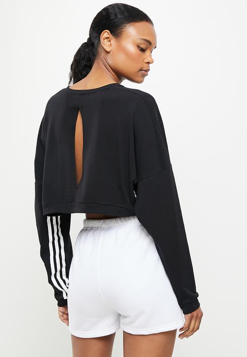adidas Performance - W hyglm coverup pullover - black & white