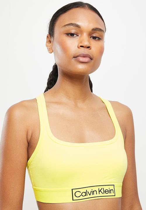Calvin Klein - Unlined bralette - cyber green
