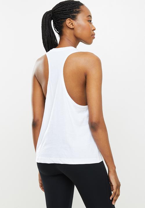 Under Armour - Sportstyle logo tank - white & black