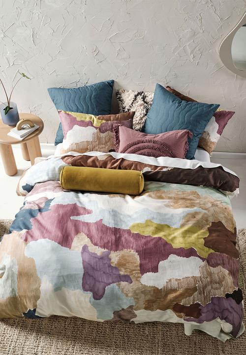 Linen House - Panorama duvet cover set - Multi