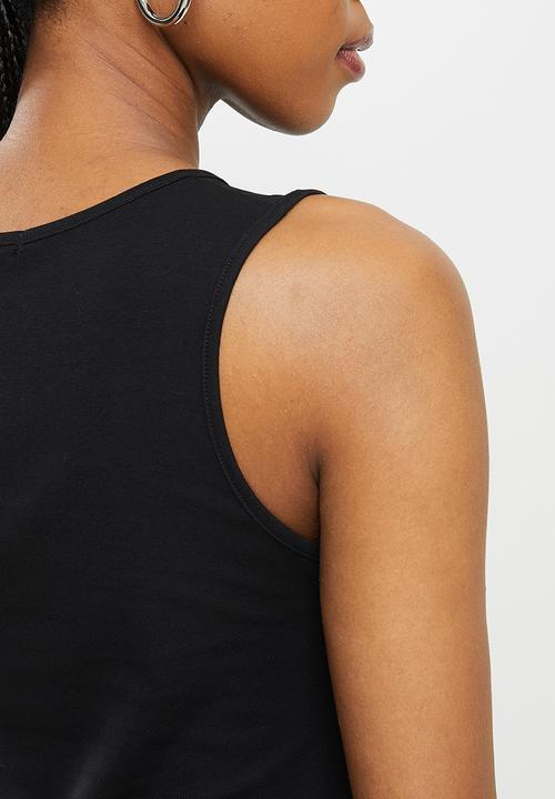 SISSY BOY - Fashion bling logo vest - black