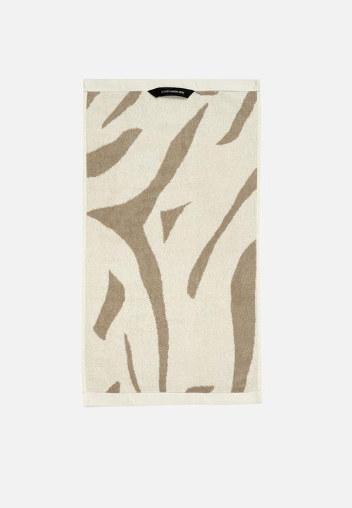 Linen House - Zeppelin towel - pebble