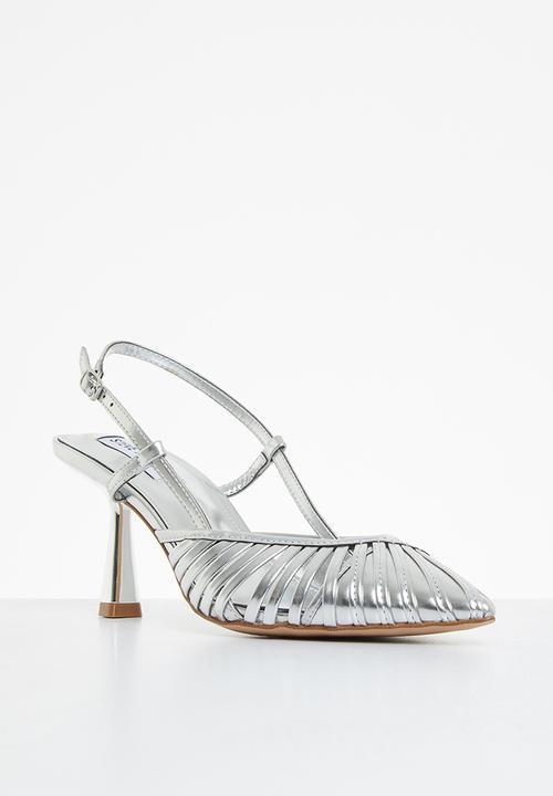 Steve Madden - Litehouese slingback block heel - silver